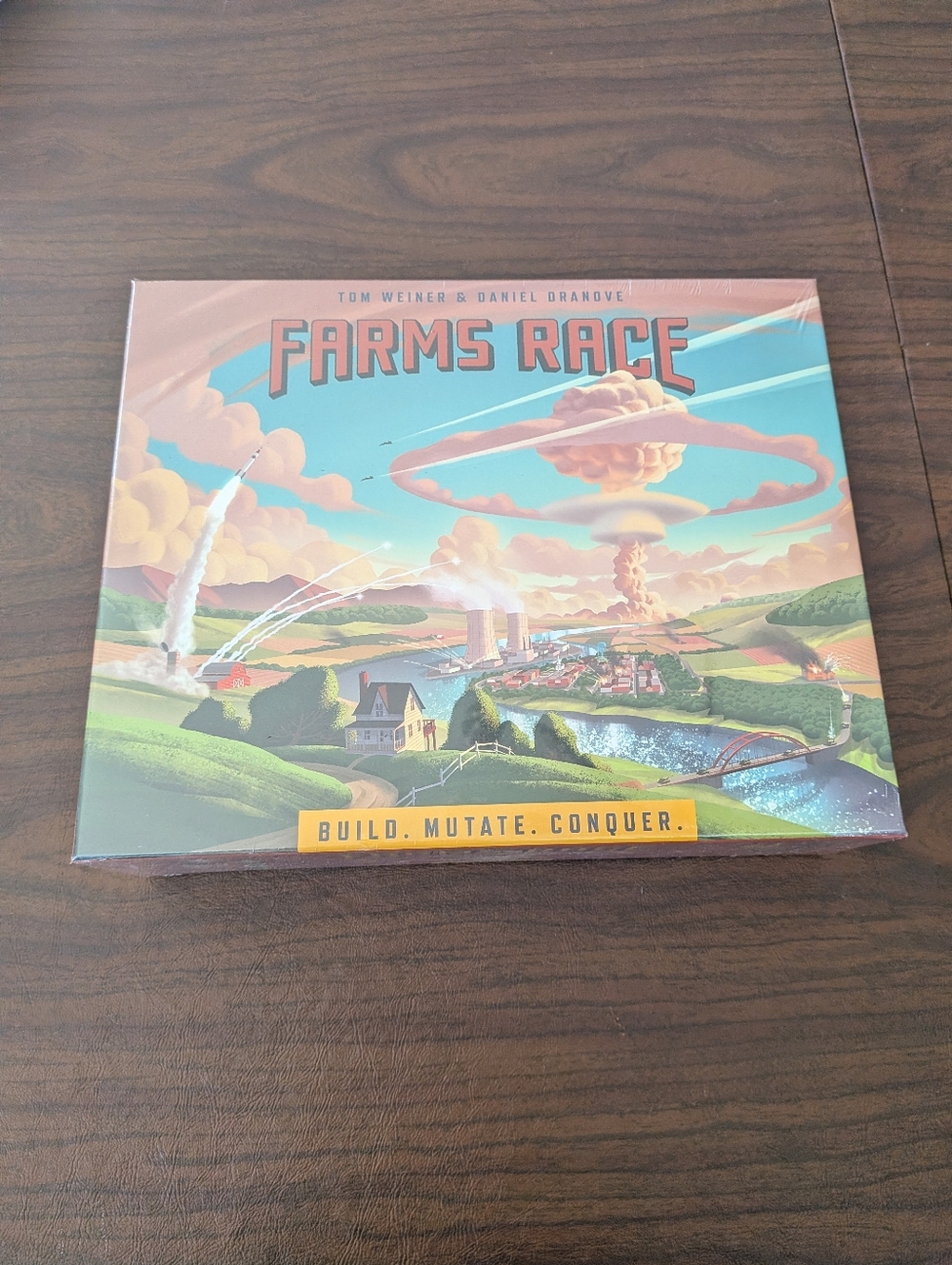 Farms Race Strategy Board Game Adults Family Medium Brow Build Mutate Conquer